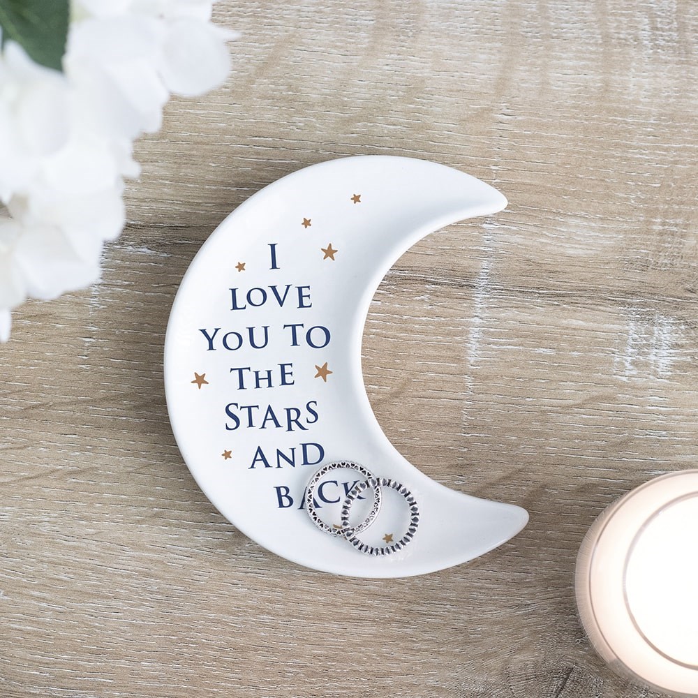 Trinket dish - 'I love you to the stars and back'