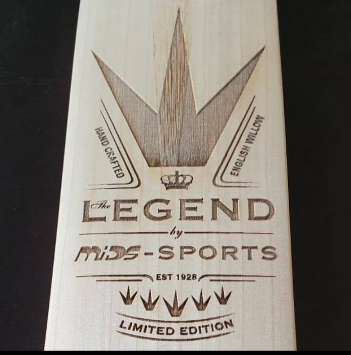 MIDS Legend English willow ( Pro Grade 1Plus)   Cricket  Bat SH
