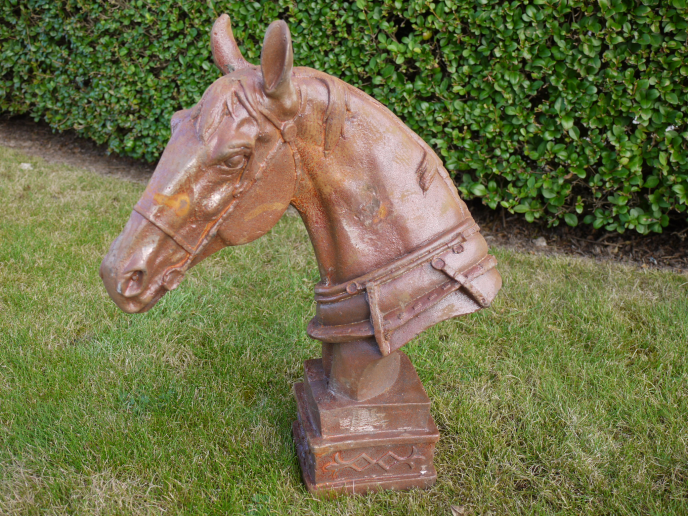 cast iron Horse head.