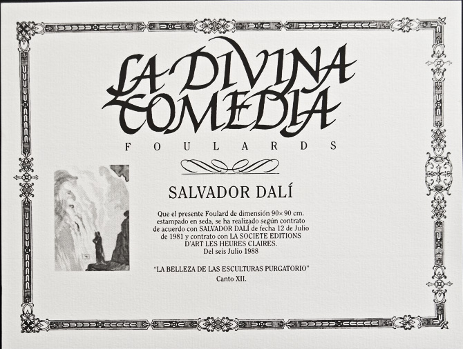 Salvador Dali - La Belleza de las Esculturas Purgatorio, Canto XII