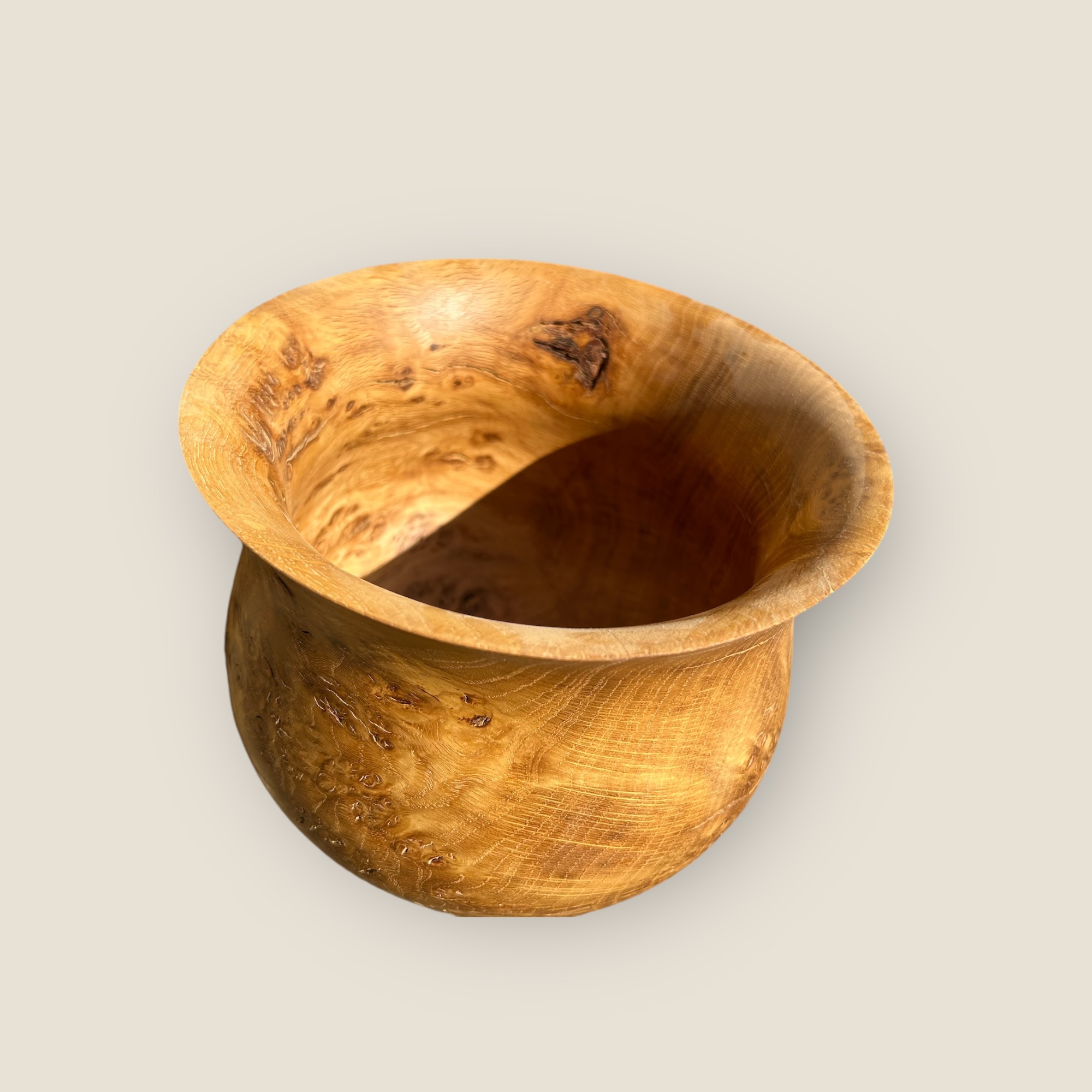 Oak Burr Bowl