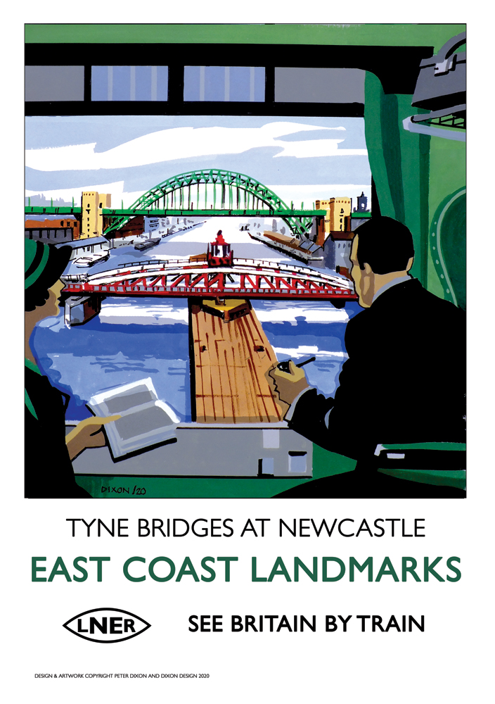 Tyne Bridges Poster