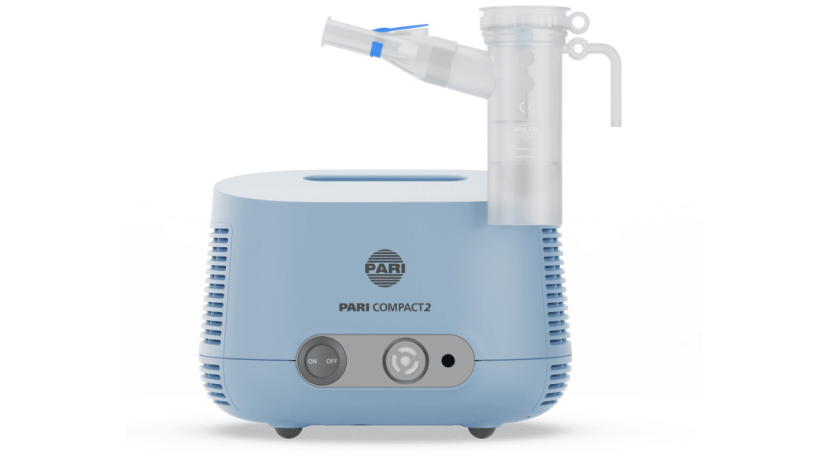 Pari Compact2 Nebuliser, with liquid chamber attached
