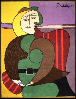 Pablo Picasso -  Femme assise dans un fauteuil rouge