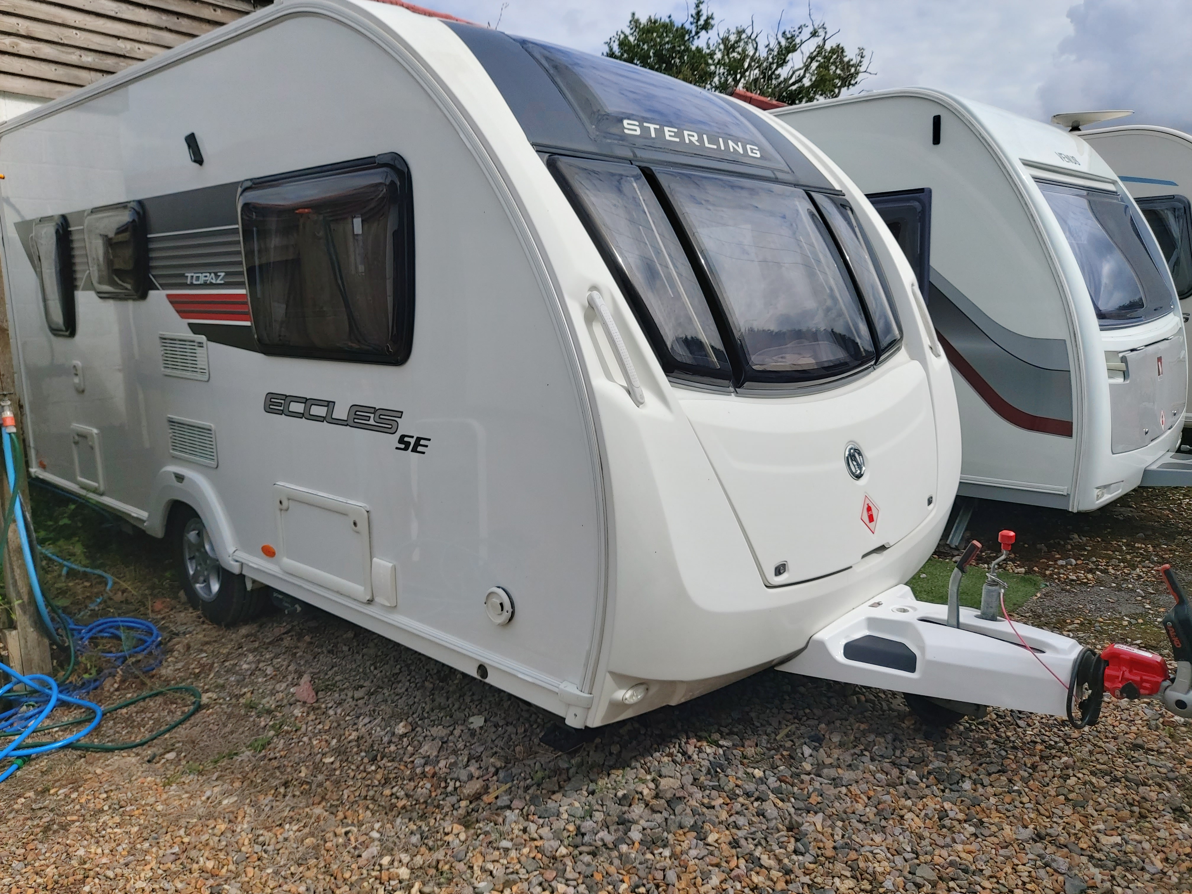 SUPERB 2013 Sterling Eccles SE Topaz 2 Berth End Washroom Caravan, Motor Mover