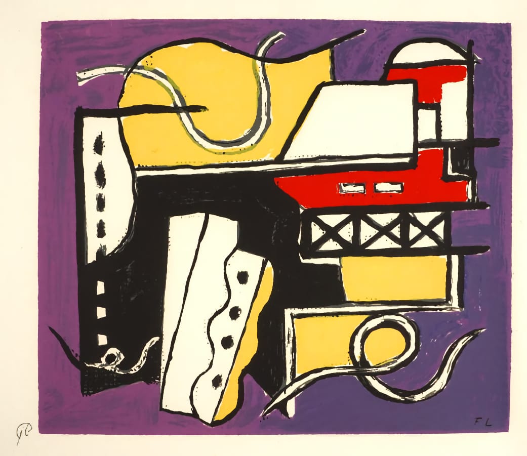 after Fernand Leger -  Abstract Composition