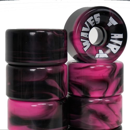 Air Waves Pink/Black Marble Wheels