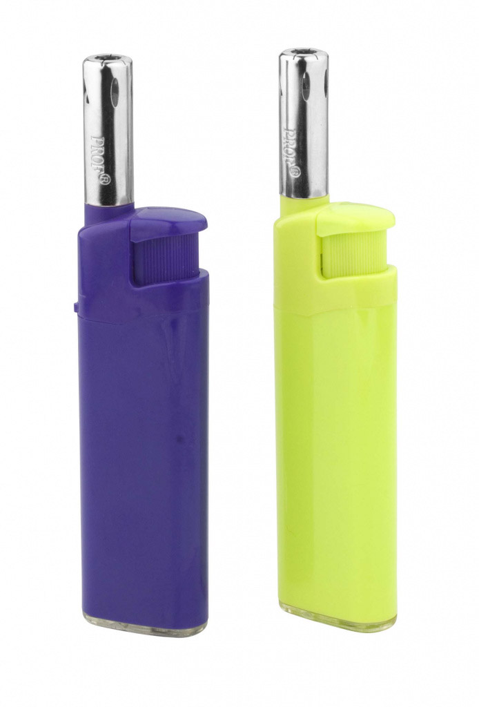 Chef Aid Coloured Refillable Lighters Pack of 2