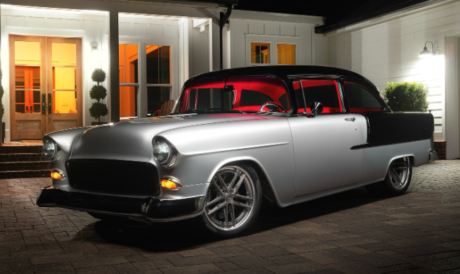 Would You Sleep Perfectly With This '55 Chevy Bel Air Pro Touring Parked in Your Driveway?