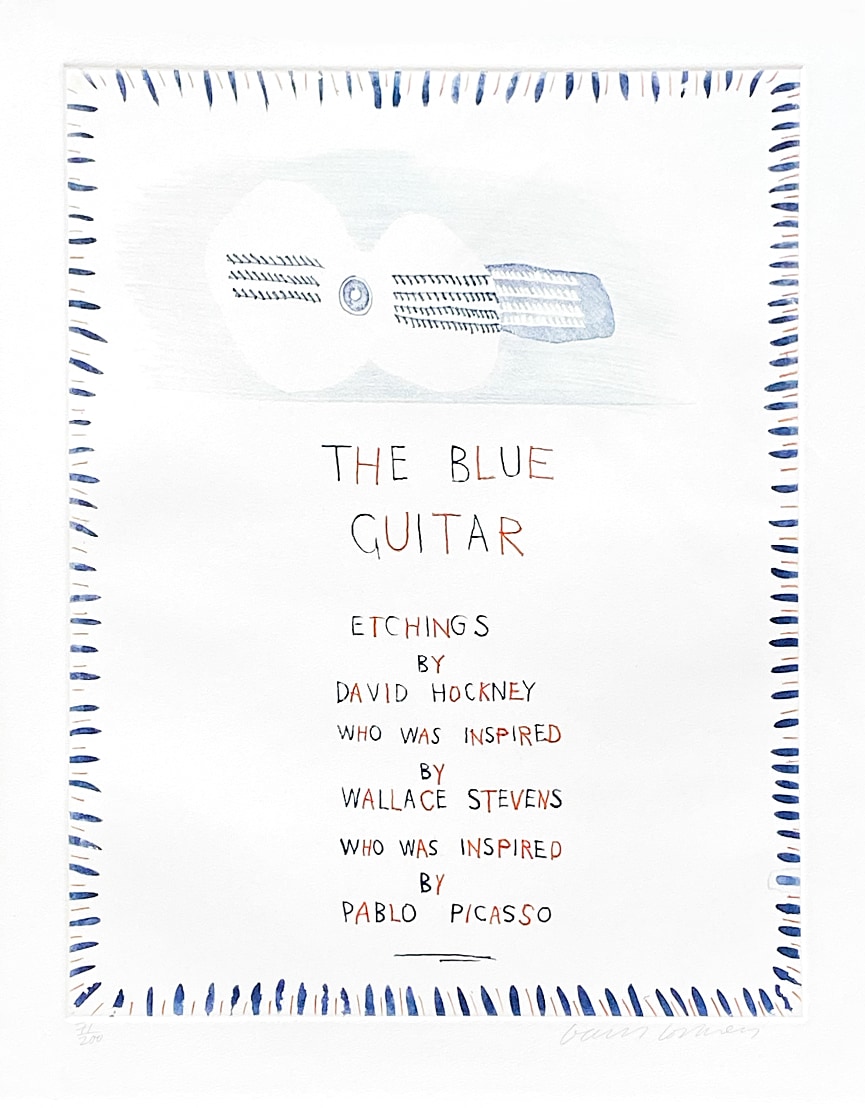 David Hockney - The Blue Guitar 1