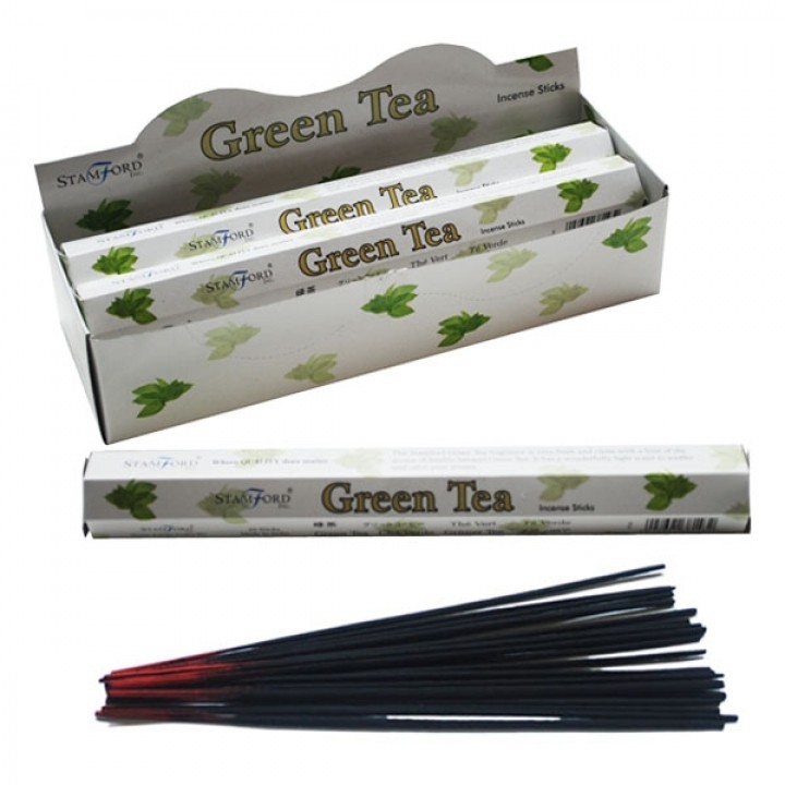 Green Tea Premium Incense Sticks - Approx 20