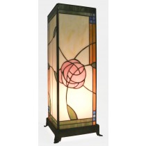 Glass Mackintosh square lamp