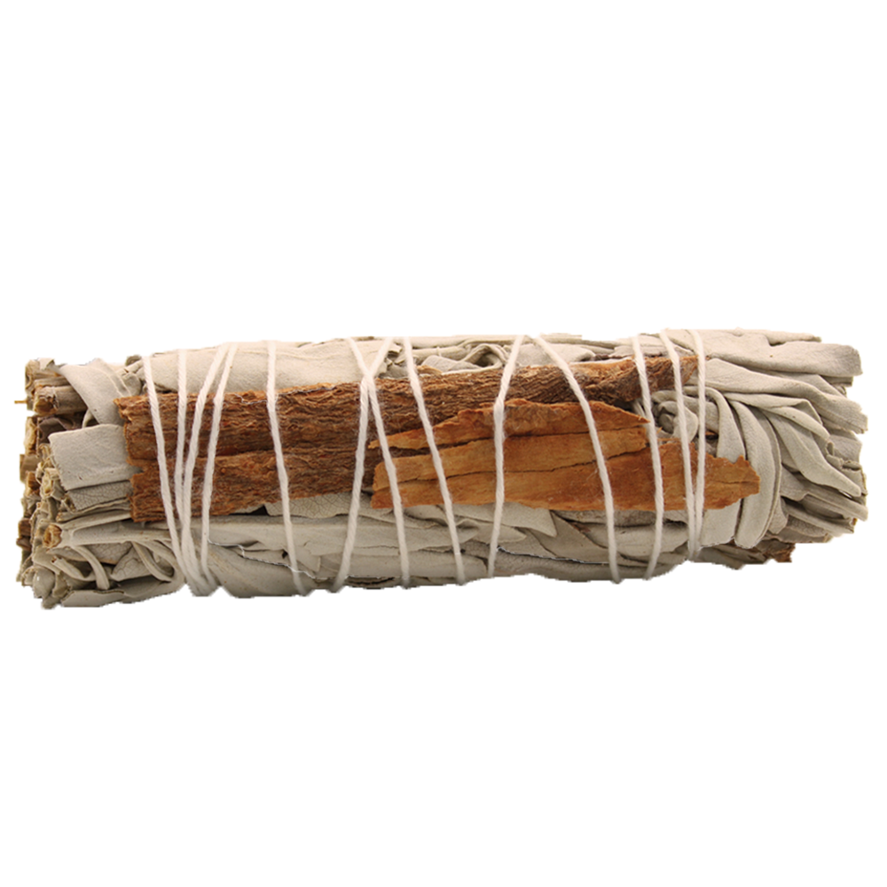 Smudge Stick - White Sage & Cinnamon 10cm