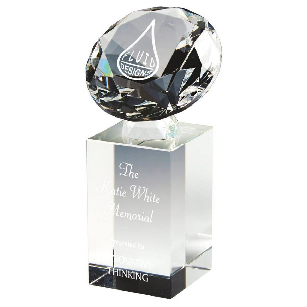 Diamond Achievement  award. 16cm