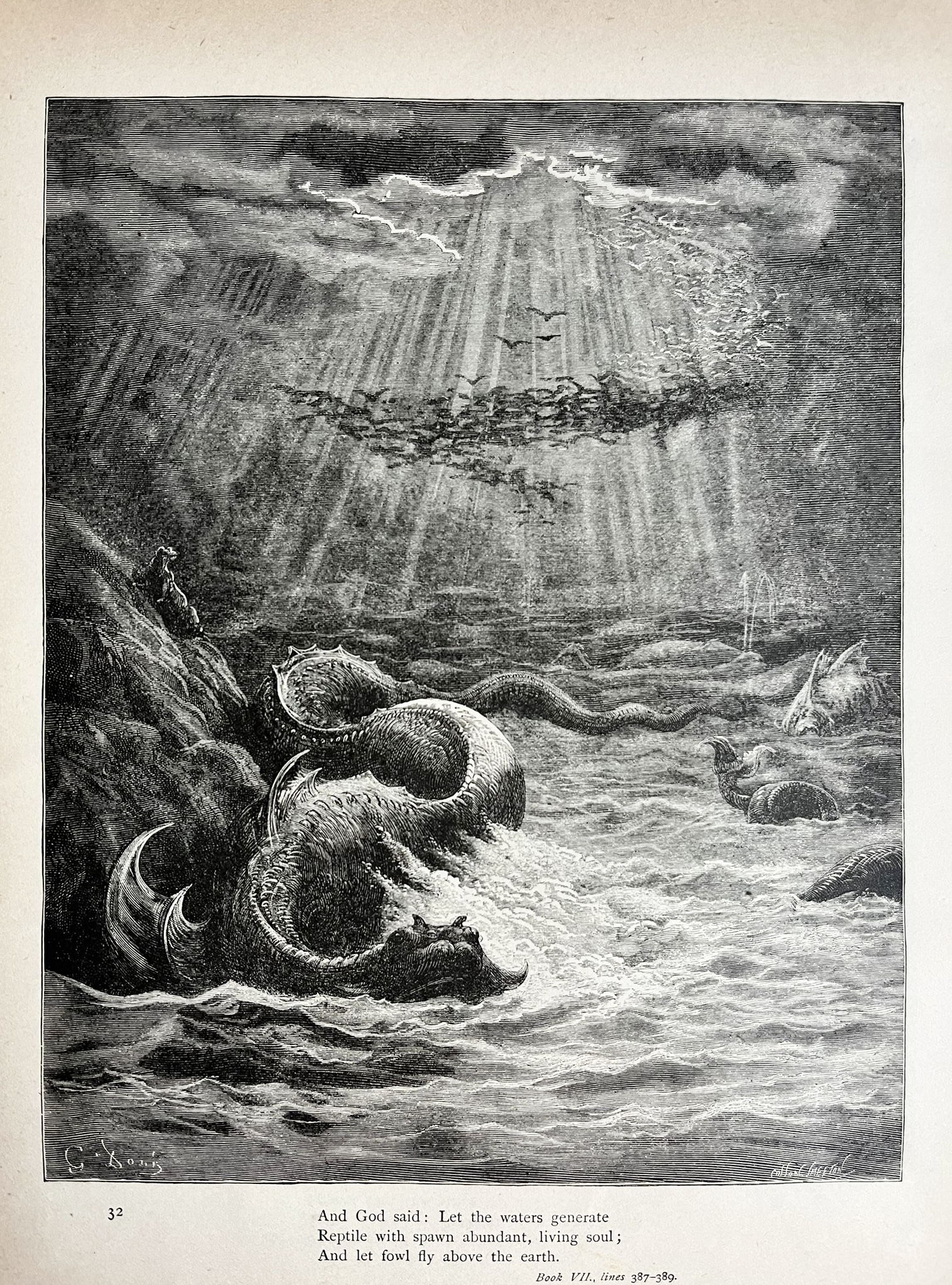 Gustave Doré Paradise Lost Engraving