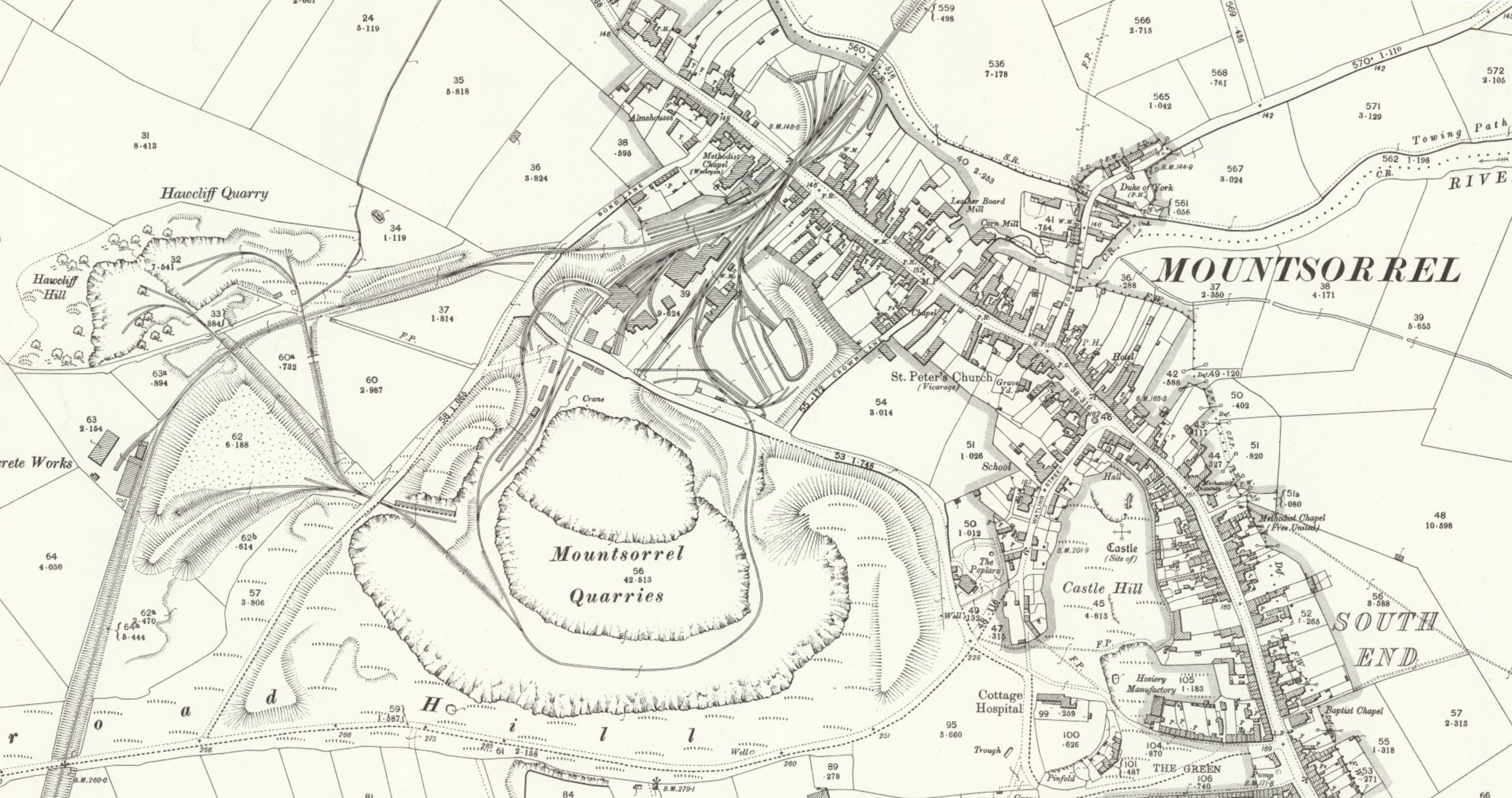 Mountsorrel Quarries Reproduced with the permission of the National Library of ScotlandJPG