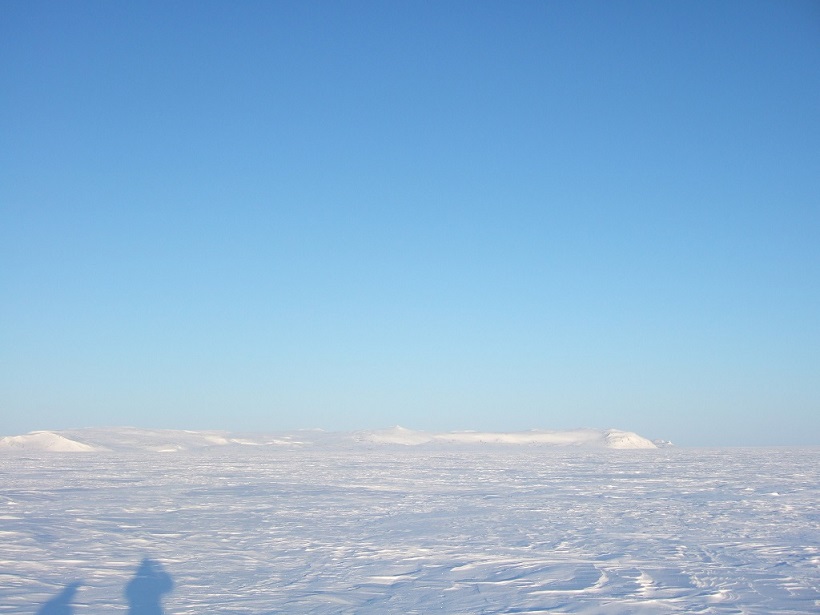 Day 14, 3.50pm: Leaving the Magnetic North Pole and on route to the finishing line
