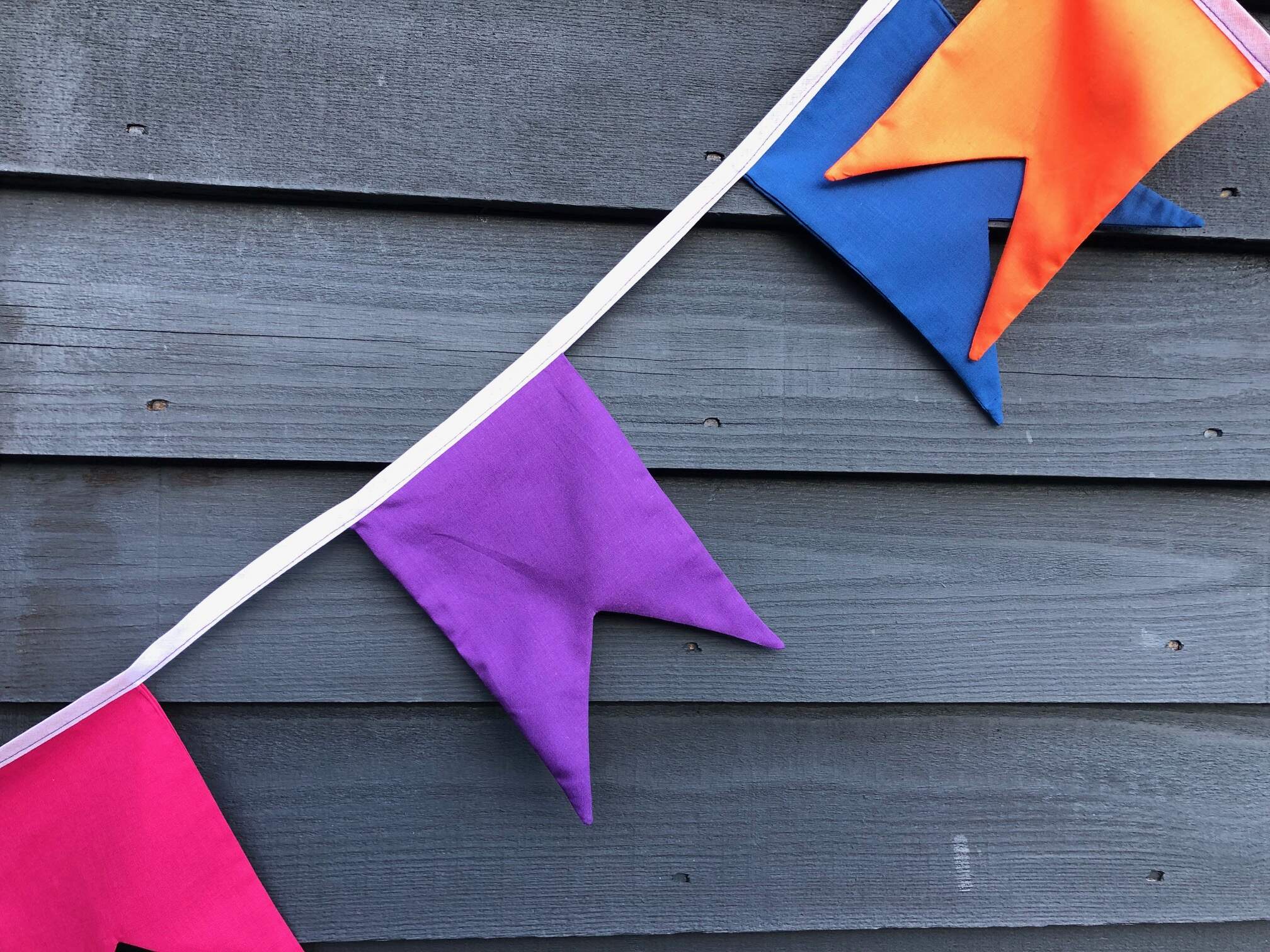 Colourful unusual bunting. Approx. 2 m