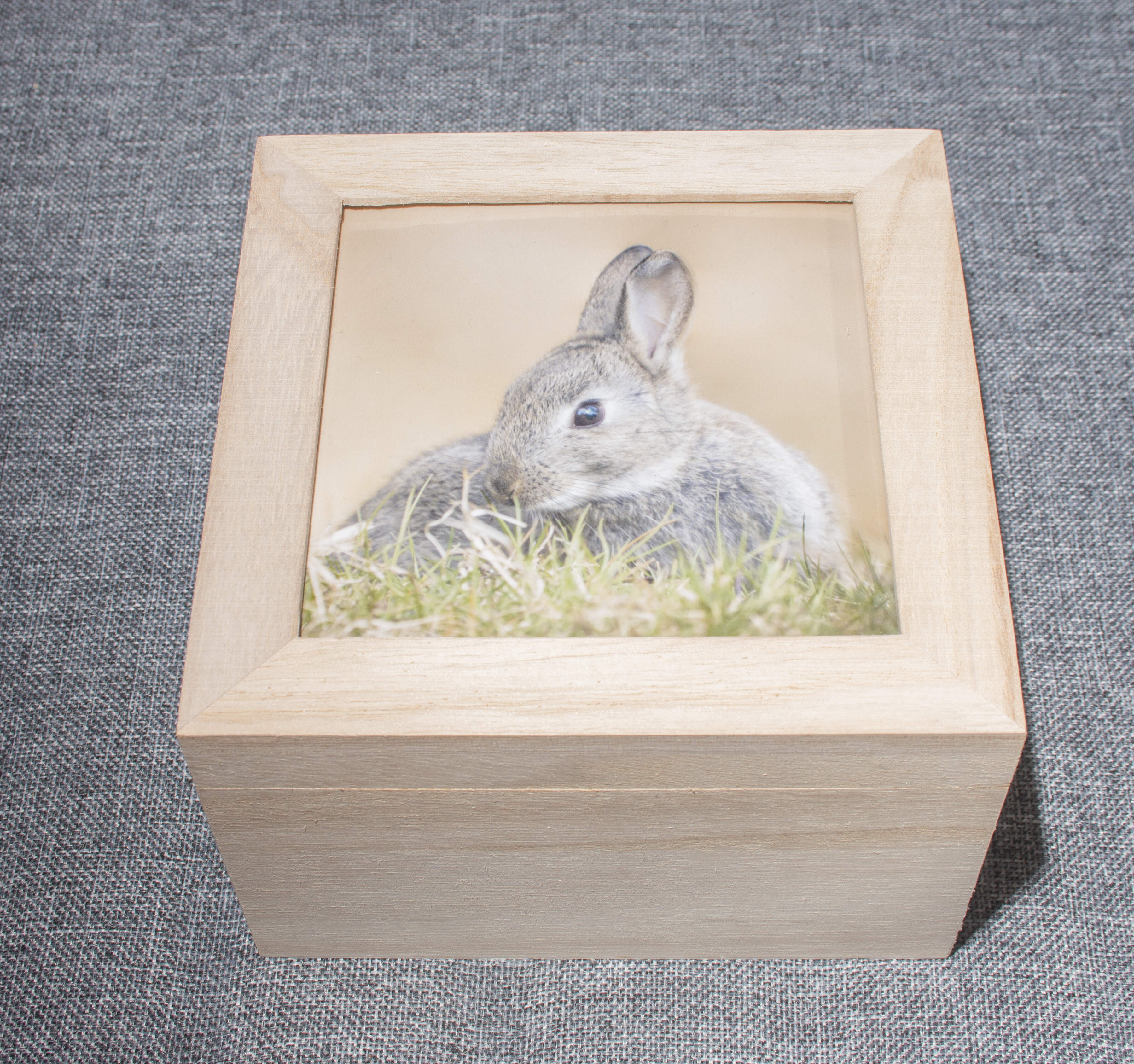 Rabbit photo jewellery box