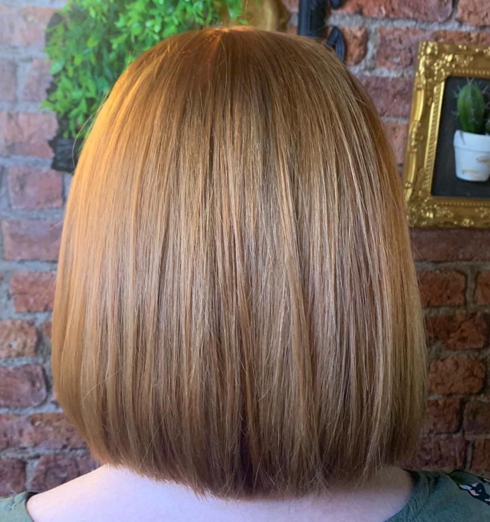 A Full Head of Copper Blonde for this Queen!