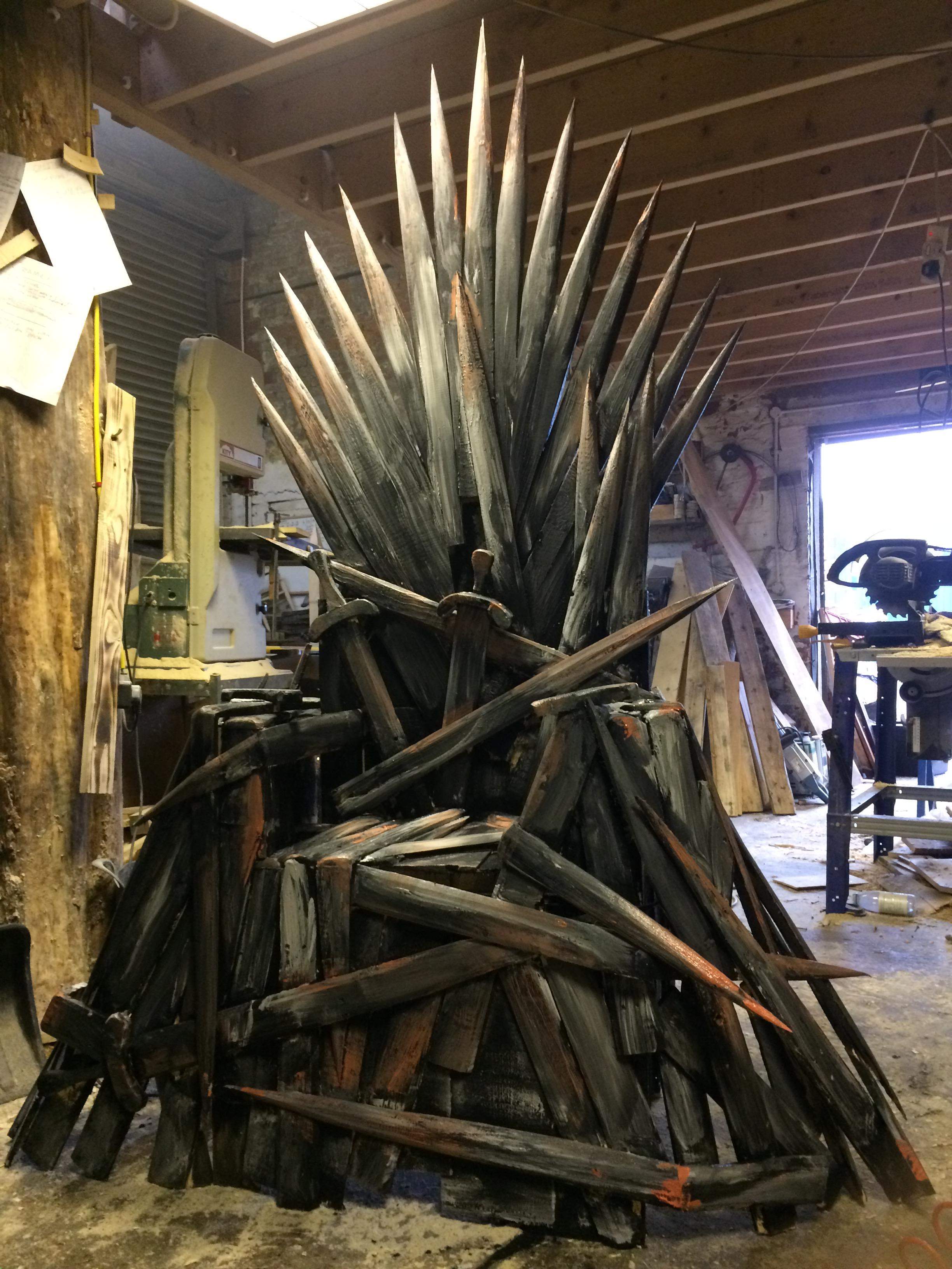 Iron Throne style chair
