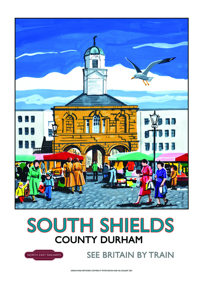 South Shields Market Place Poster