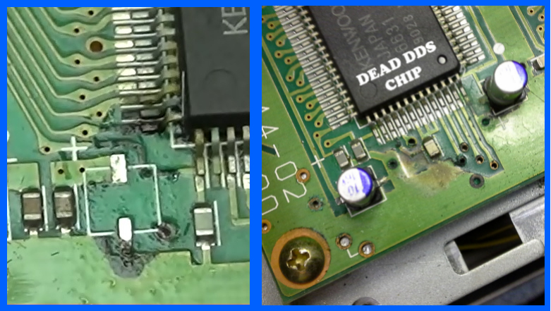 Failed TS850 Capacitors and DDS Chip