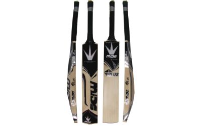 Mids Plus English Willow Cricket Bat   Free Bag