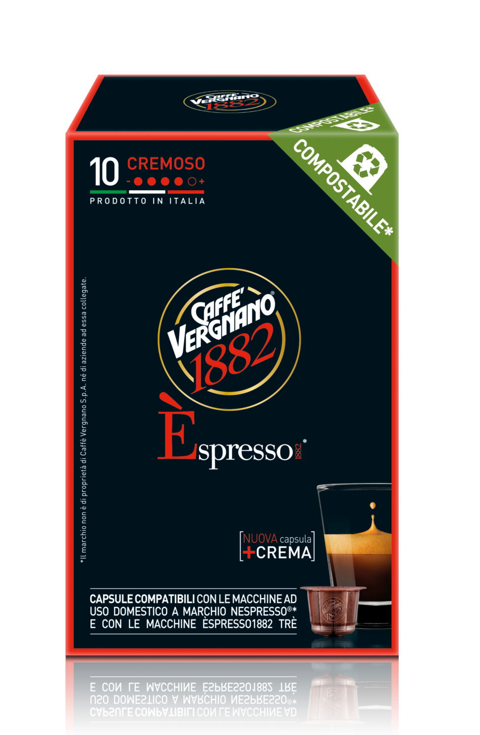 Nespresso® Compatible Capsules Espresso Cremoso
