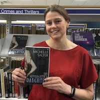 Michelle Salter, author of historical crime murder mysteries. Fleet Library.