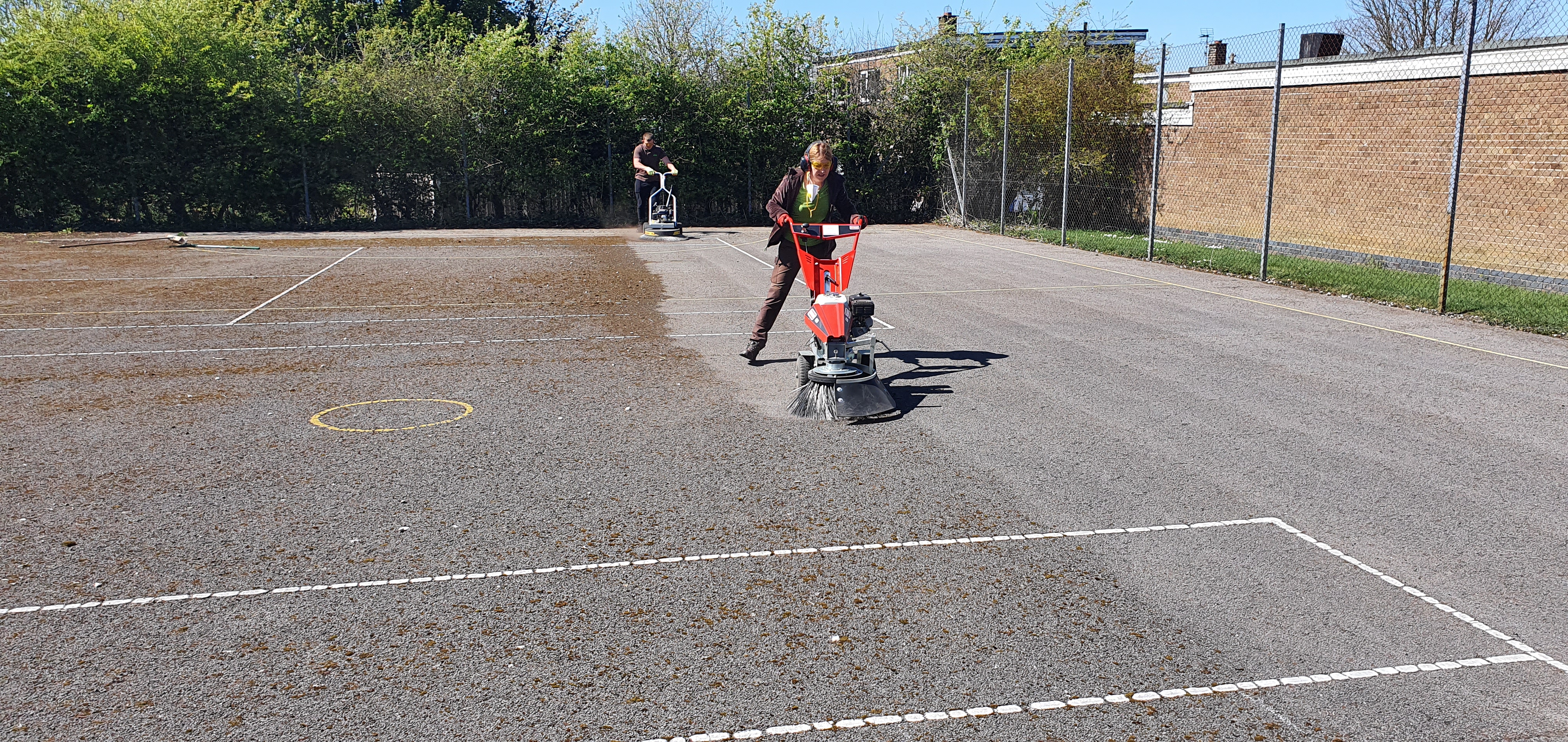 Moss Removal Scunthorpe - Tennis Court Cleaning