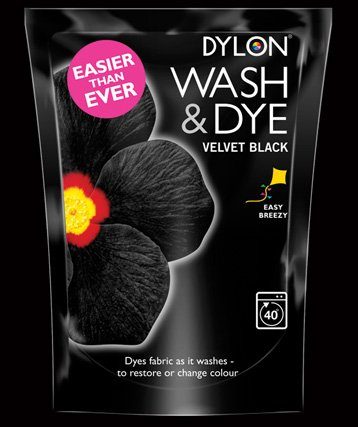 Dylon Velvet Black Wash and Dye 350G