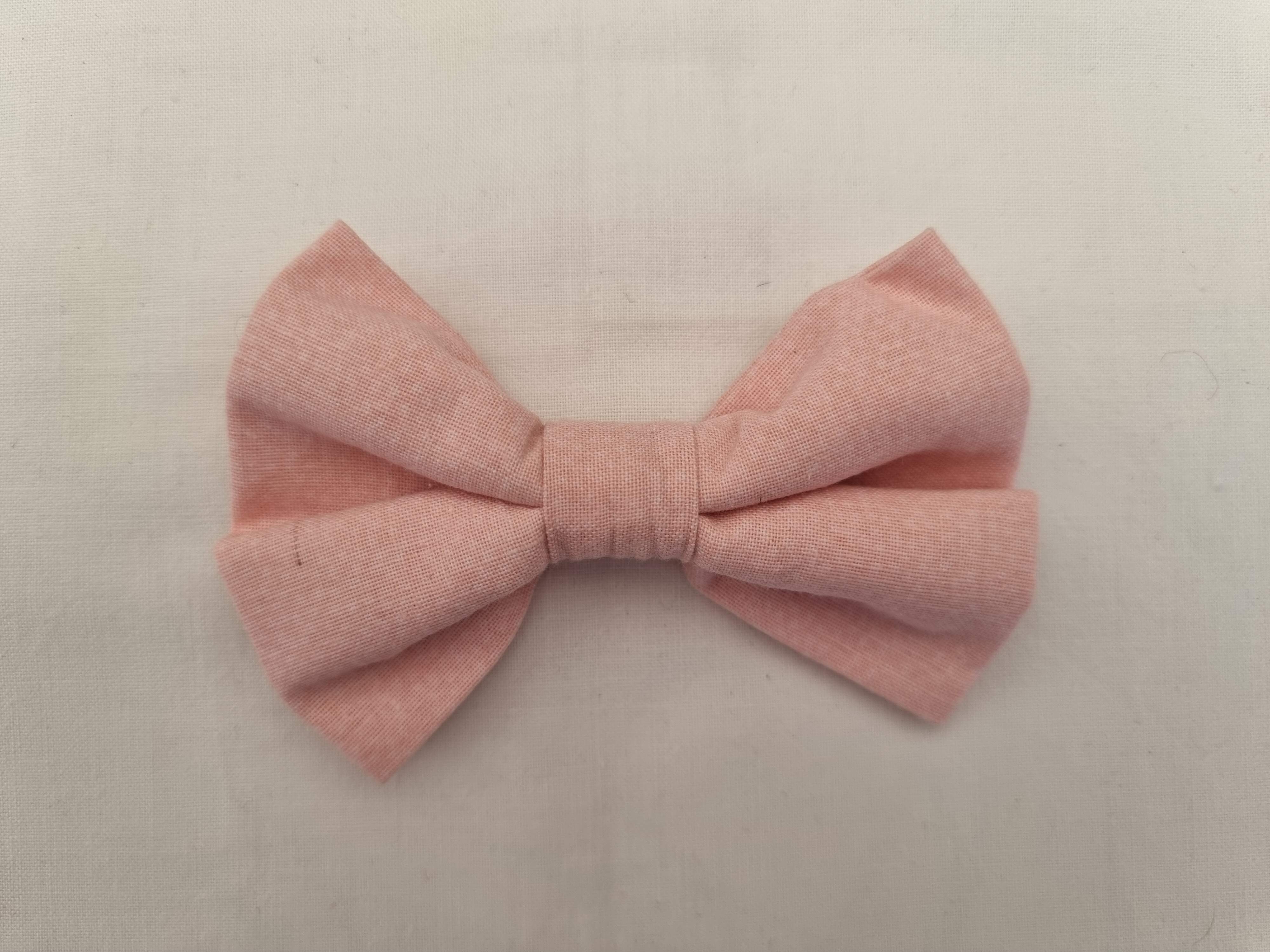 Pale Pink Collar Bow-Tie