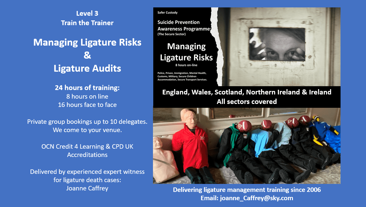 Ligature risks and Ligature audits