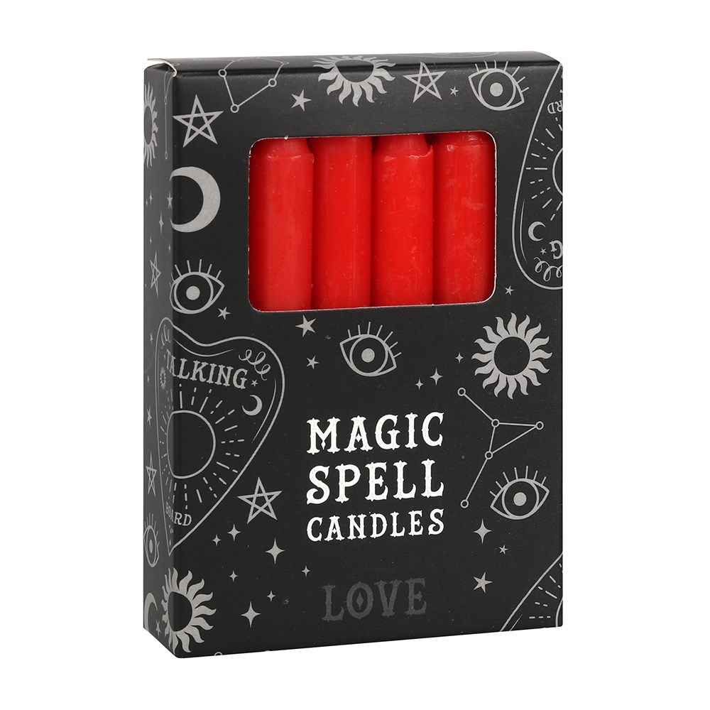 RED 'LOVE' SPELL CANDLES