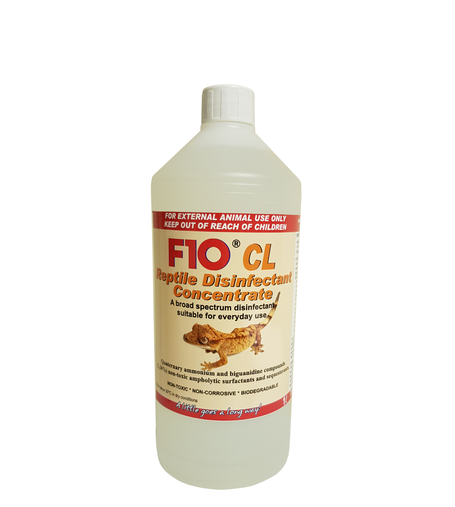 Bottle of F10CL Reptile Disinfectant Concentrate