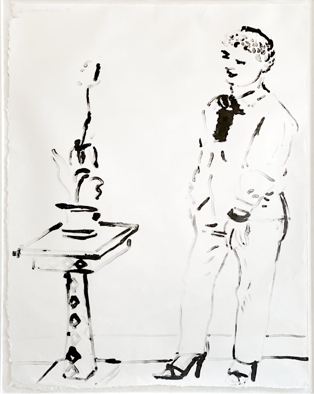 David Hockney - Celia amused