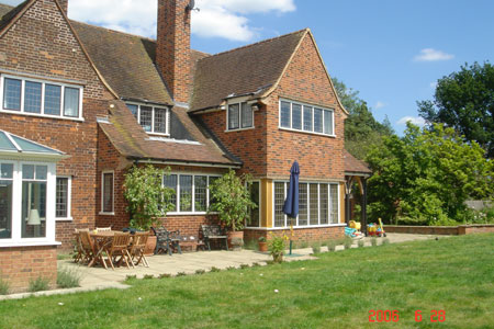 House refurbishment, 2 storey extension, garage and landscaping