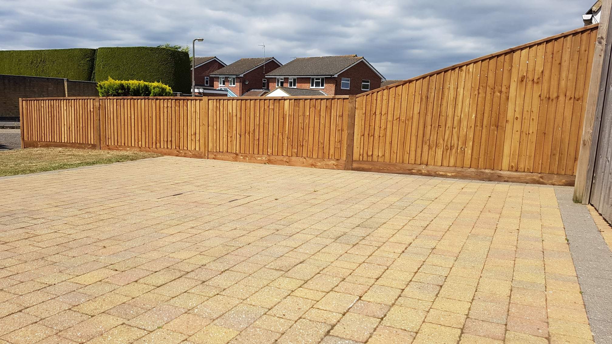 with a top cap and wooden gravelboards, Fencing installed in Lordswood.