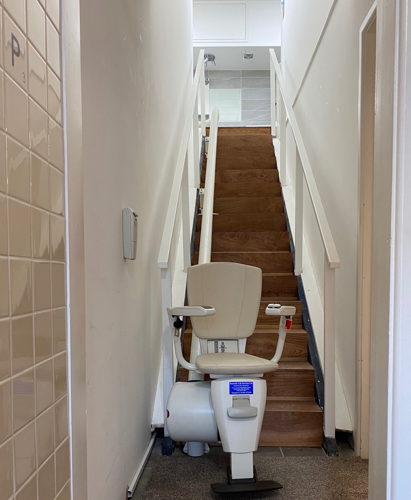 We offer a stairlift to ensure our clients can access the showroom.