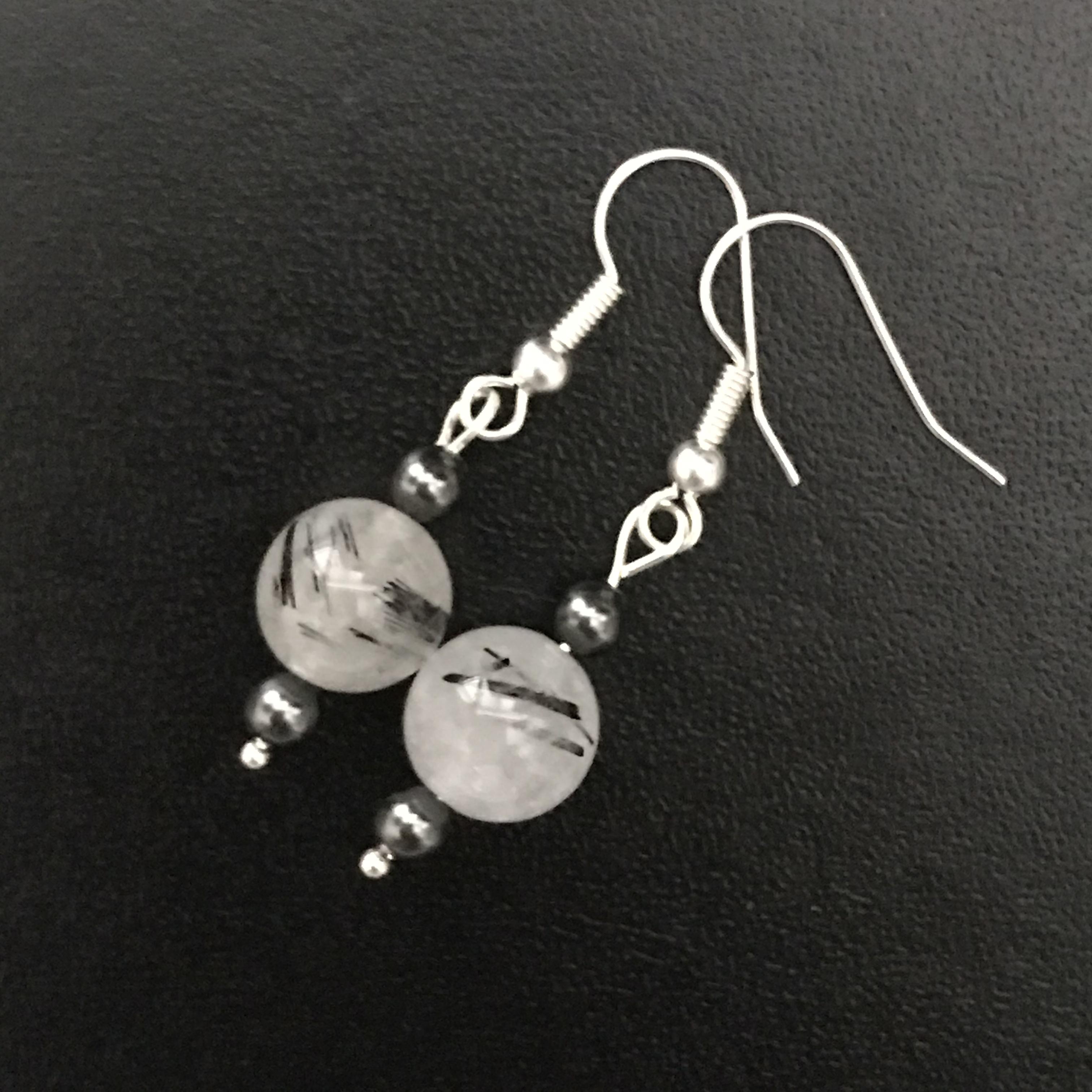 Tourmalated Quartz Earrings