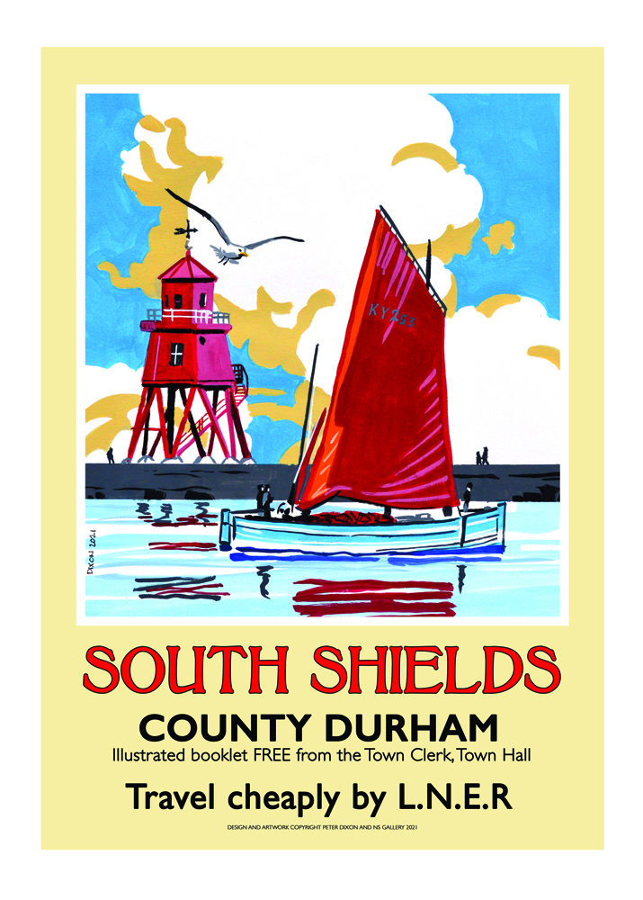 South Shields Lighthouse Poster