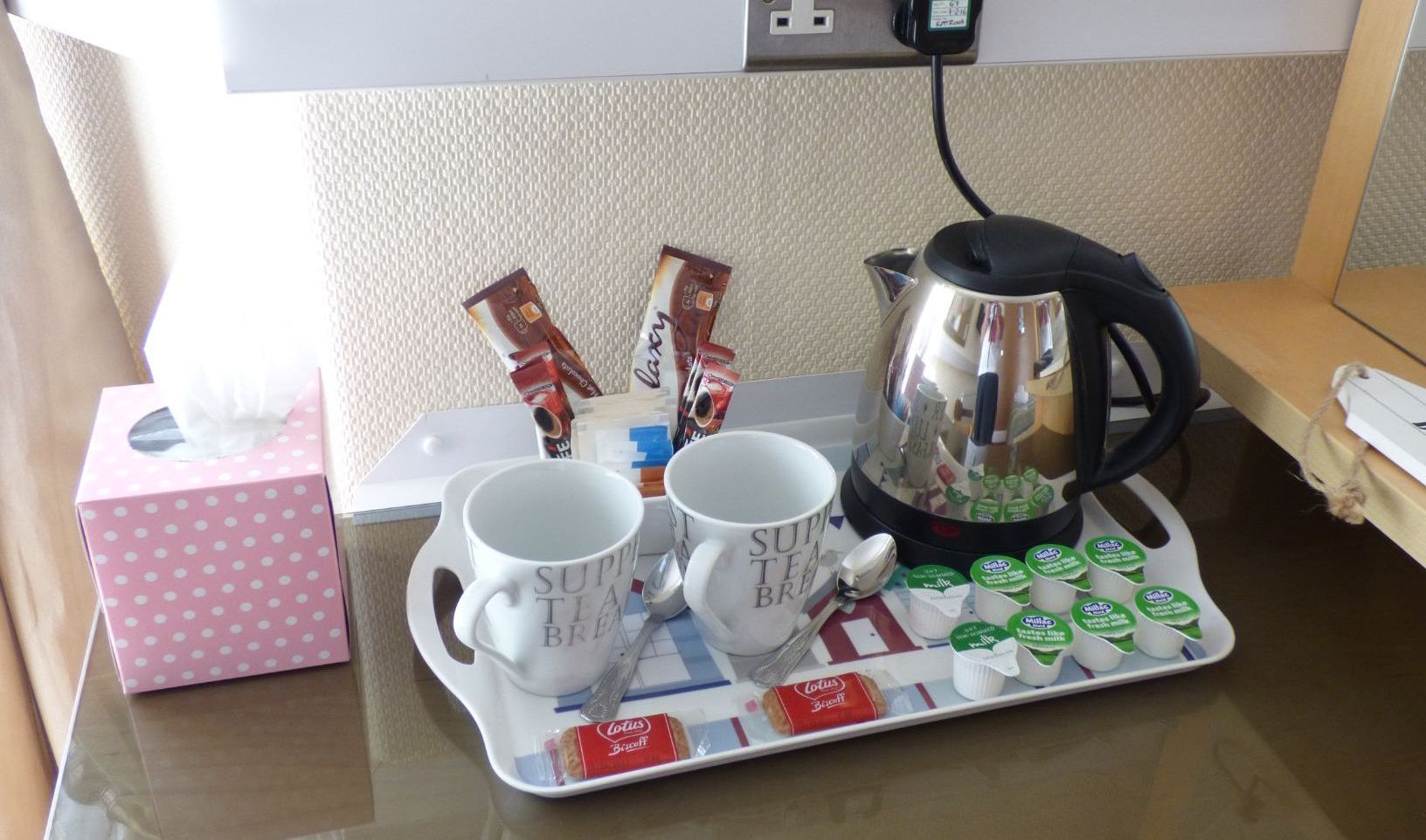 Tea and Coffee in every room, Torquay