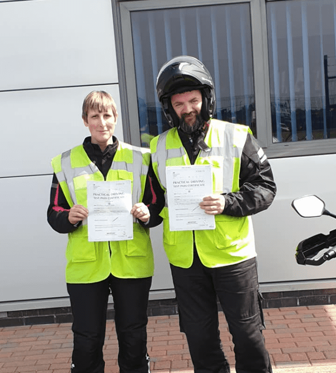Motorbike test in Southampton