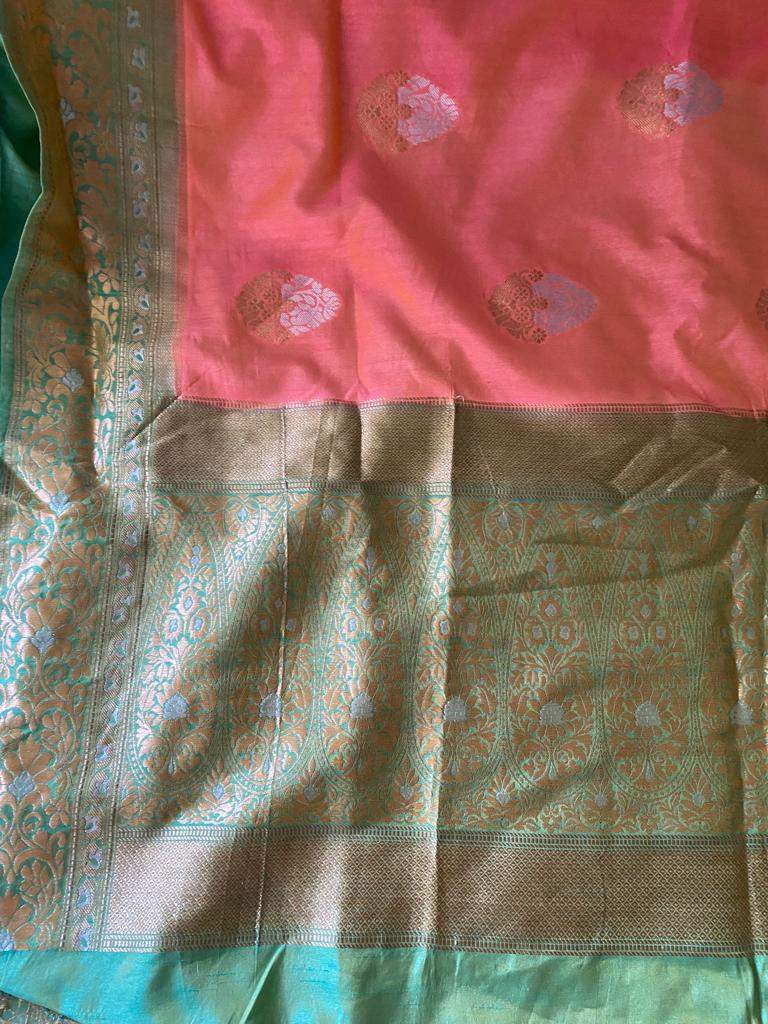 Two-tone silk Saree