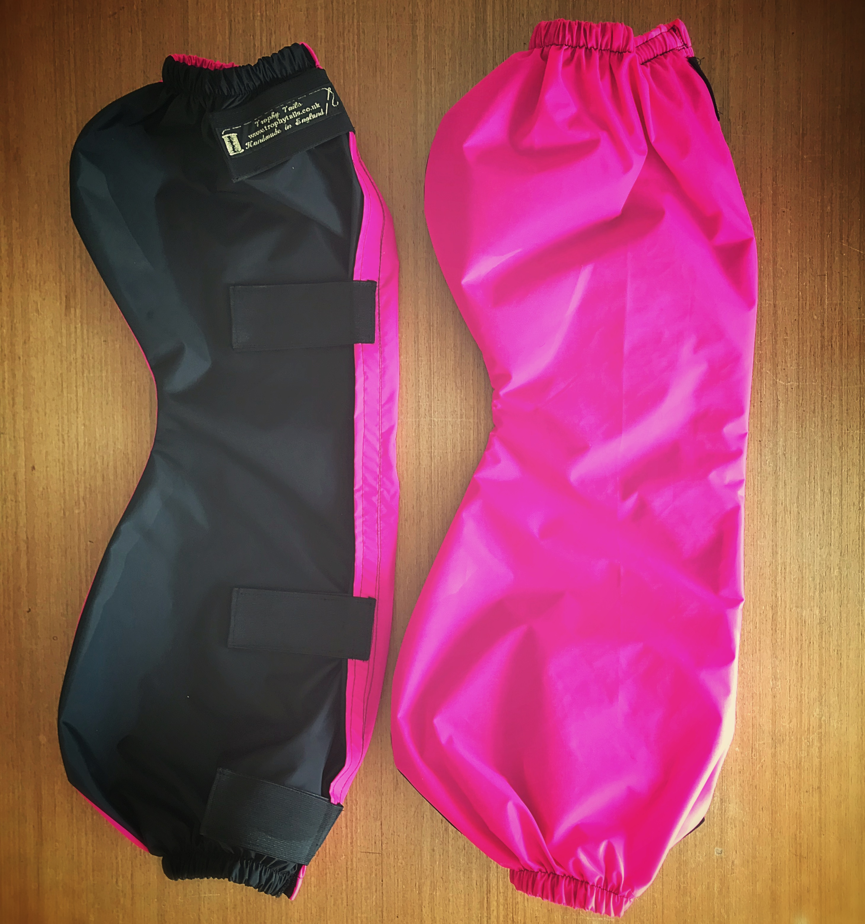 Waterproof Feather Boot set of 2 backs - Black & Pink