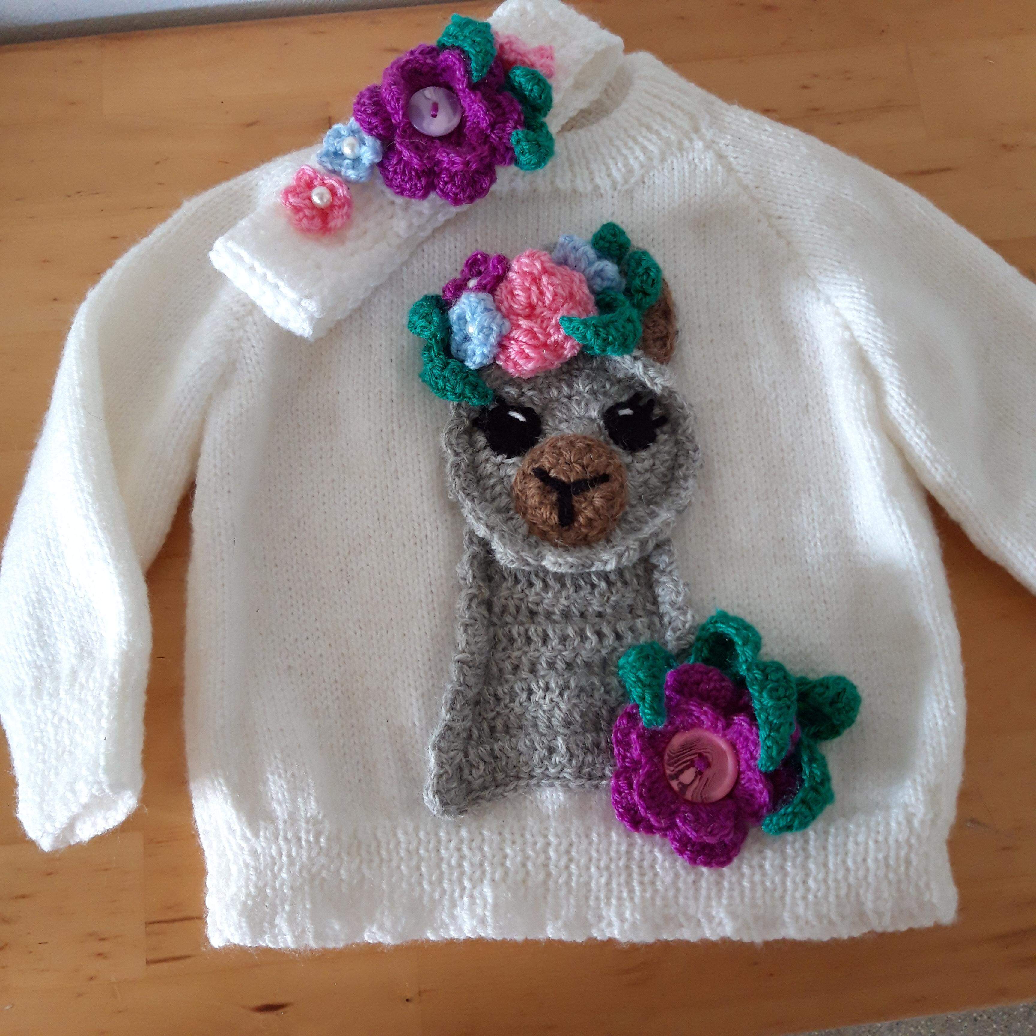 Hand knitted Jumper age 12-18mths