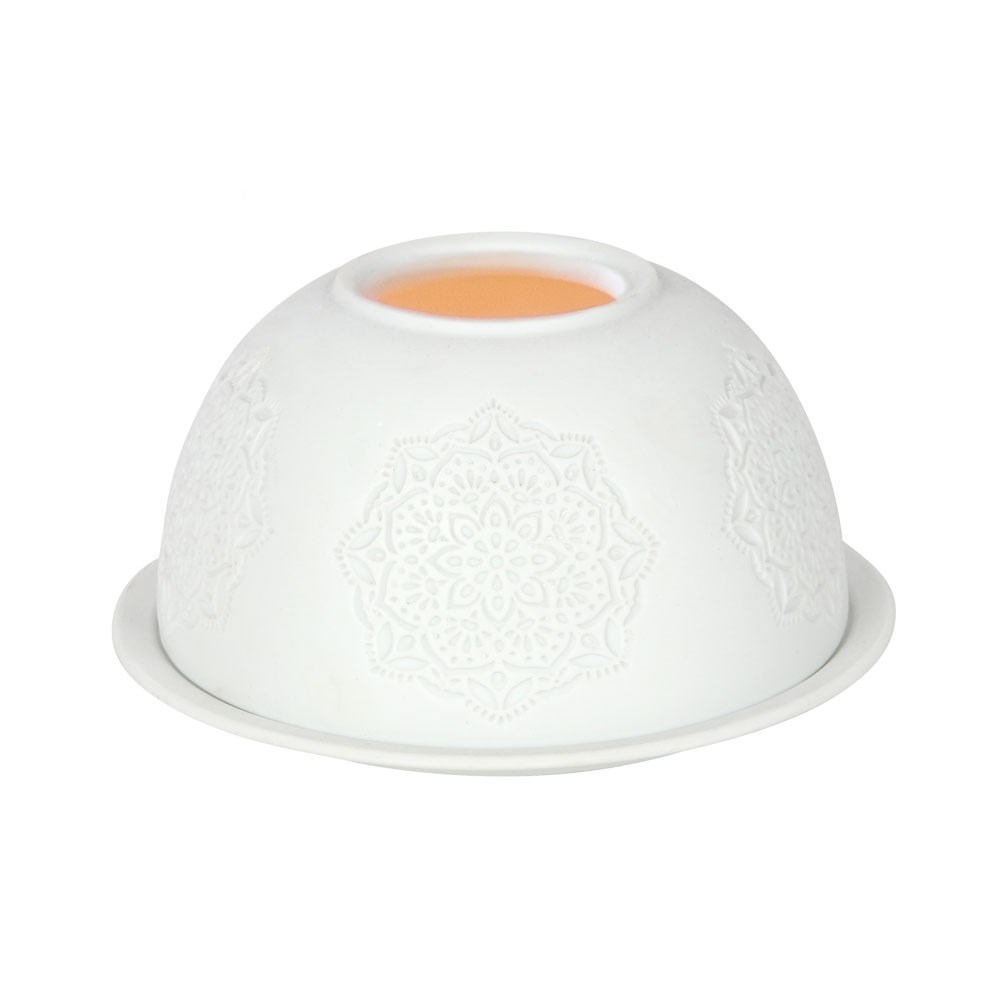 Mandala tea light dome