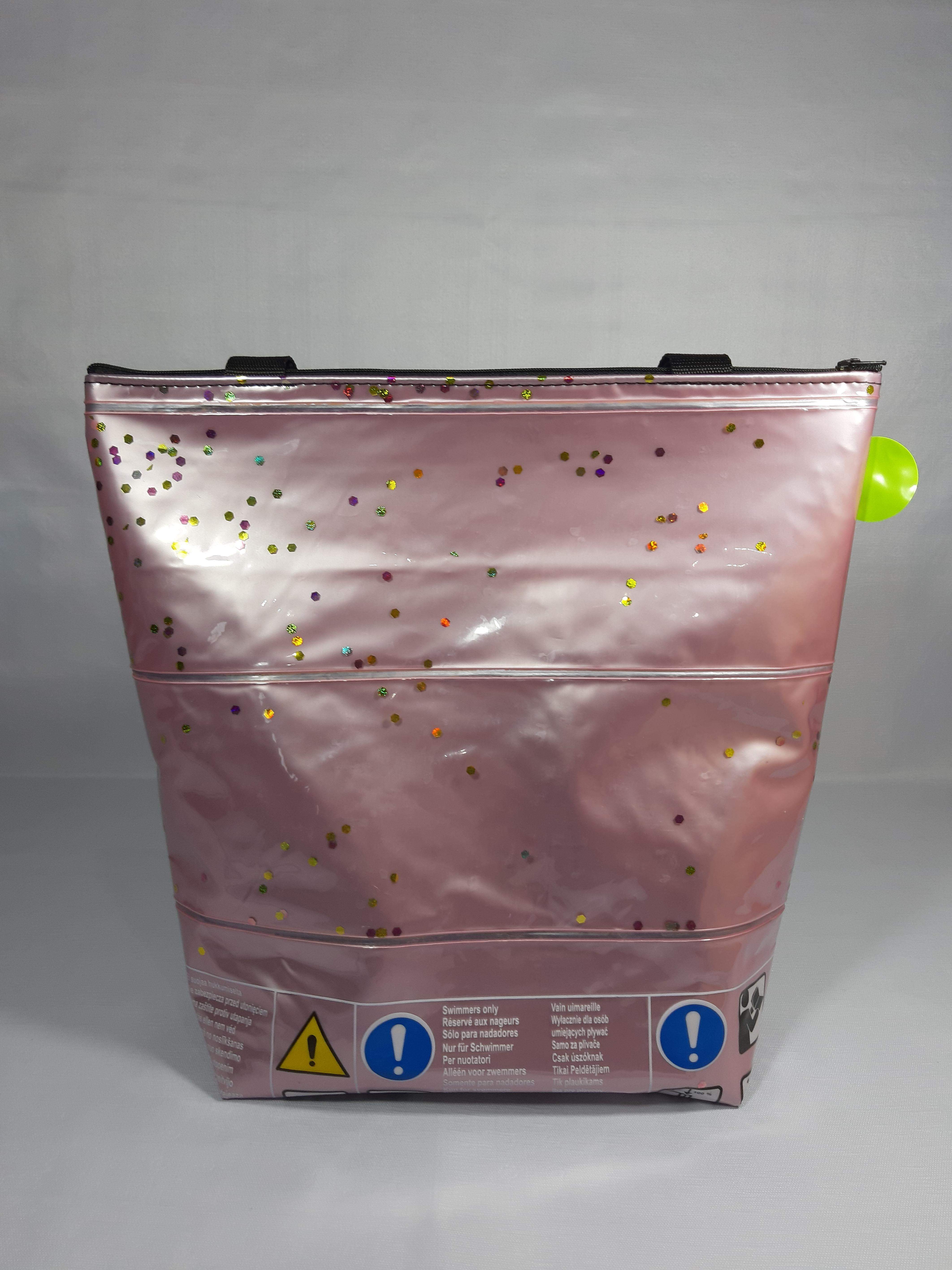 Pink Glitter Tote Bag