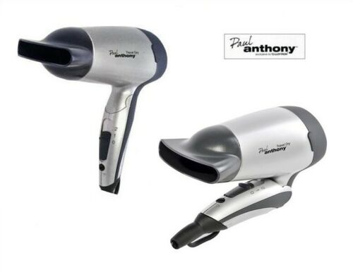 Paul Anthony Travel Dry 1200w Travel Hair Dryer Silver